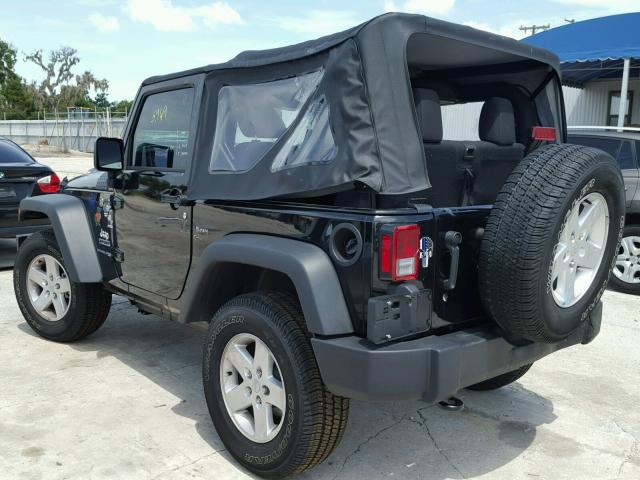 1C4AJWAGXJL820473 - 2018 JEEP WRANGLER S BLACK photo 3