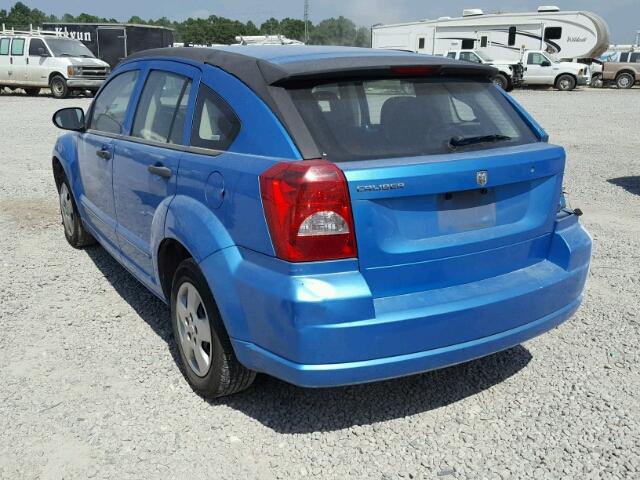 1B3HB28B98D645024 - 2008 DODGE CALIBER BLUE photo 3