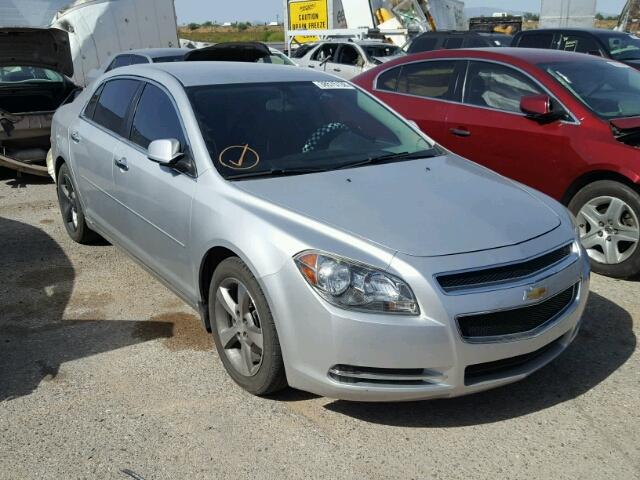 1G1ZC5E01CF179101 - 2012 CHEVROLET MALIBU 1LT SILVER photo 1