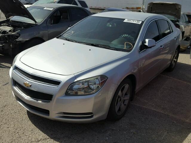 1G1ZC5E01CF179101 - 2012 CHEVROLET MALIBU 1LT SILVER photo 2