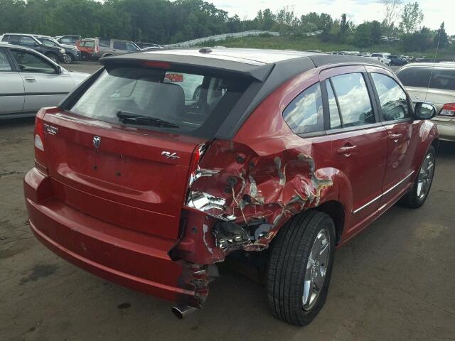 1B3HB78K08D574454 - 2008 DODGE CALIBER R/ RED photo 4