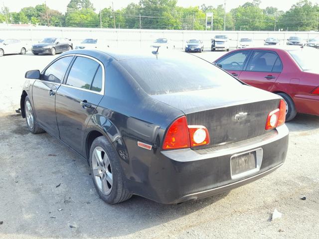 1G1ZB5EB1AF212261 - 2010 CHEVROLET MALIBU LS 黑色 照片 3