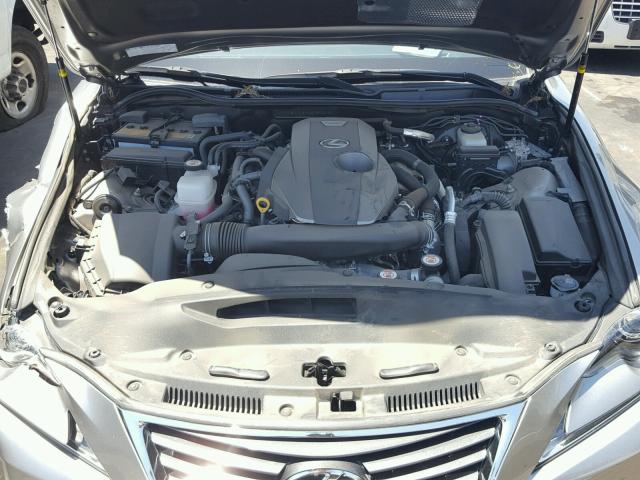 JTHBA1D27G5037016 - 2016 LEXUS IS 200T SILVER photo 7