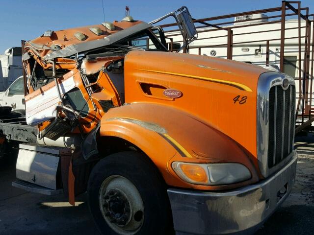 1XPVD09X98D761770 - 2008 PETERBILT 384 ORANGE photo 9