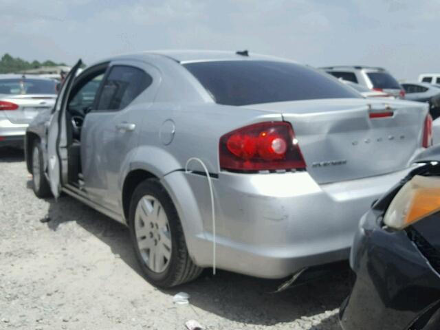 1B3BD4FBXBN518718 - 2011 DODGE AVENGER EX SILVER photo 3