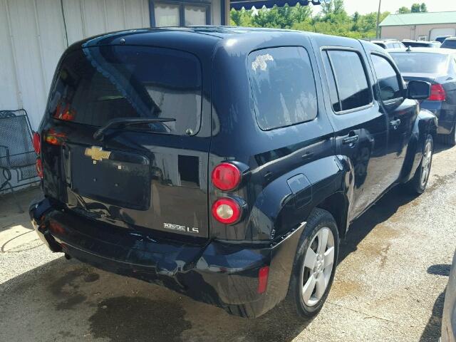 3GNCA13B09S634001 - 2009 CHEVROLET HHR LS BLACK photo 4