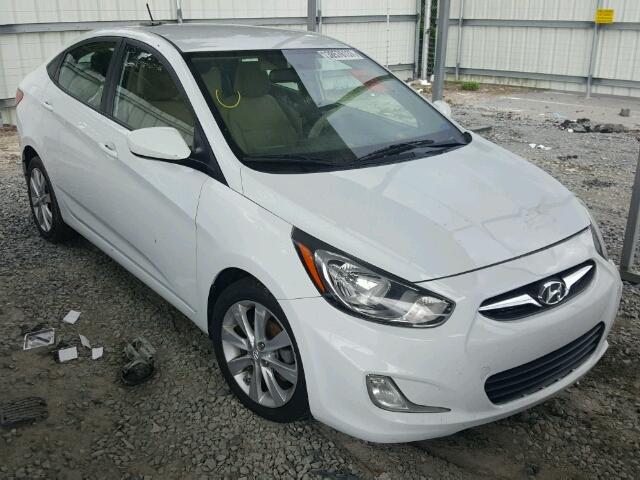 KMHCU4AE4DU581774 - 2013 HYUNDAI ACCENT GLS WHITE photo 1