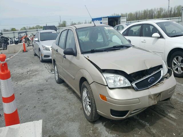 1FAFP34N87W270782 - 2007 FORD FOCUS ZX4 GOLD photo 1