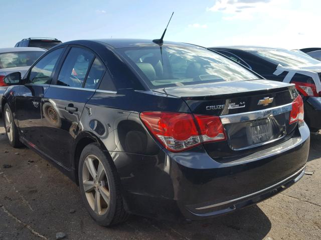 1G1PG5SC9C7178377 - 2012 CHEVROLET CRUZE LT BLACK photo 3