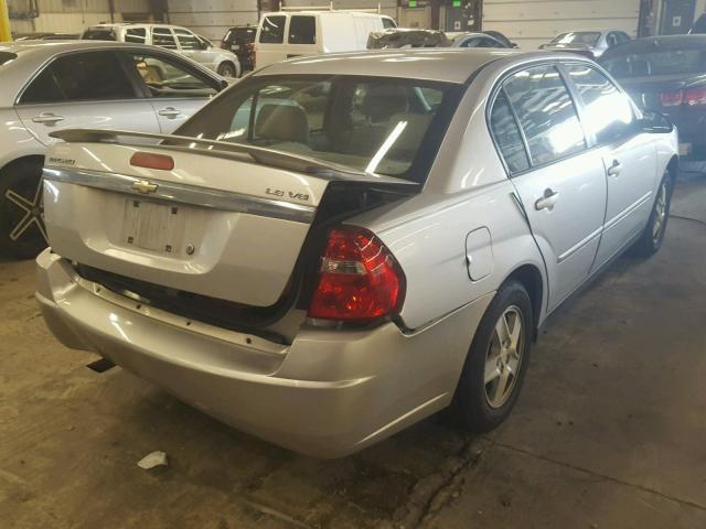 1G1ZT52855F310866 - 2005 CHEVROLET MALIBU LS Gümüş foto 4