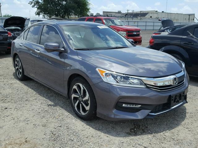 1HGCR2F82HA092652 - 2017 HONDA ACCORD EXL GRAY photo 1