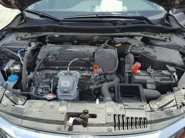 1HGCR2F82HA092652 - 2017 HONDA ACCORD EXL GRAY photo 7