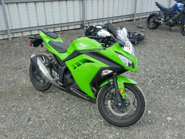 JKAEX8A1XFDA22447 - 2015 KAWASAKI EX300 A GREEN photo 1