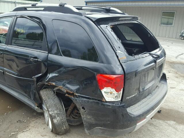 2CKDL73F166101834 - 2006 PONTIAC TORRENT BLACK photo 9