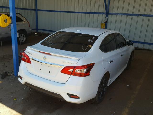 3N1CB7AP7HY317046 - 2017 NISSAN SENTRA SR WHITE photo 4