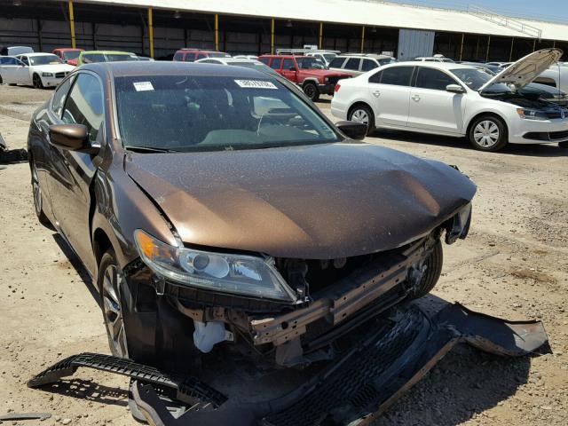 1HGCT1B3XDA013809 - 2013 HONDA ACCORD LX- BROWN photo 1