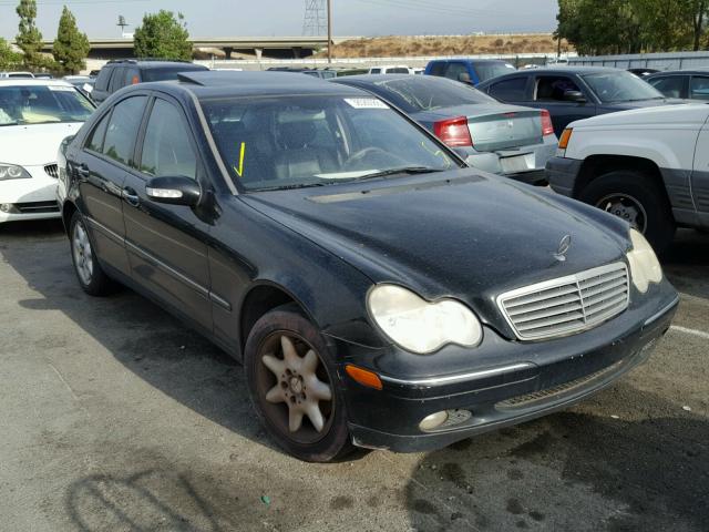 WDBRF64J91F023303 - 2001 MERCEDES-BENZ C 320 BLACK photo 1