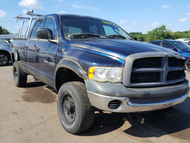 3D7KU28D54G113871 - 2004 DODGE RAM 2500 S BLUE photo 1
