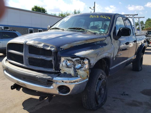 3D7KU28D54G113871 - 2004 DODGE RAM 2500 S BLUE photo 2