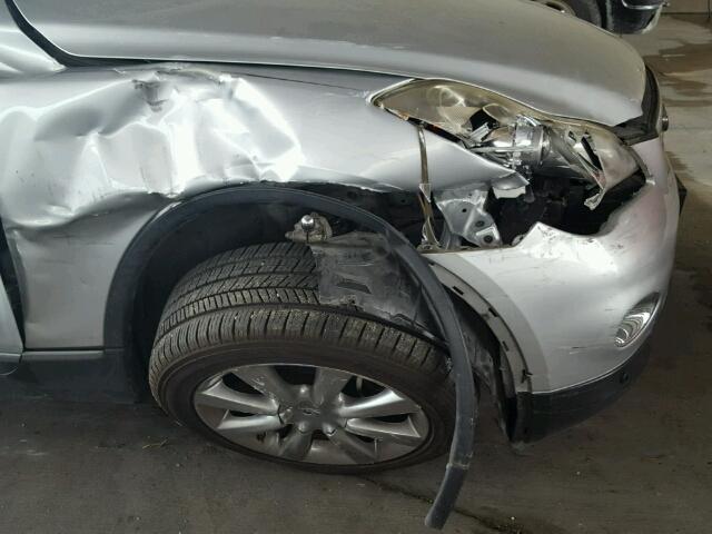 JN1AJ0HP6BM802490 - 2011 INFINITI EX35 BASE SILVER photo 9