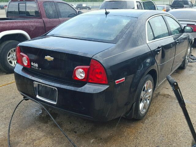1G1ZC5EB6A4135413 - 2010 CHEVROLET MALIBU 1LT BLACK photo 4