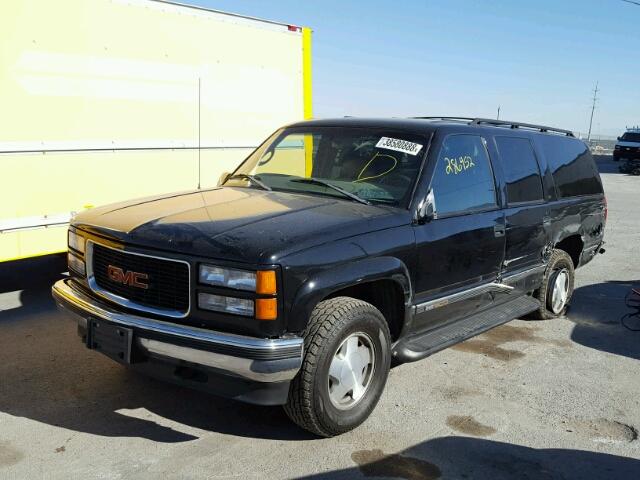 3GKFK16R4VG520077 - 1997 GMC SUBURBAN K BLACK photo 2