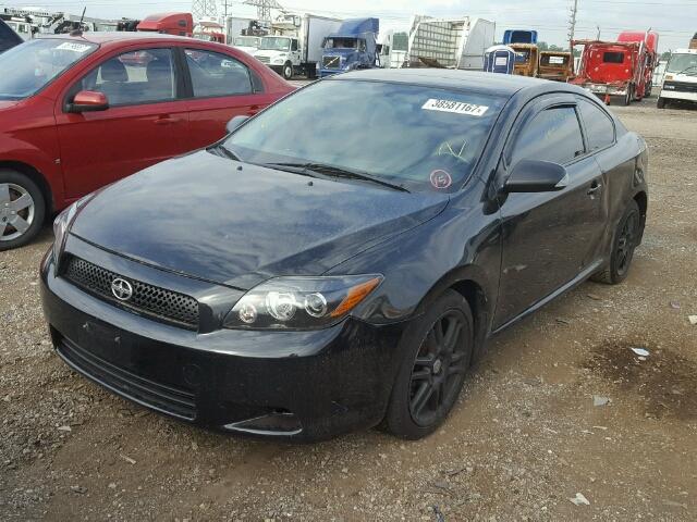 JTKDE3B75A0313604 - 2010 TOYOTA SCION TC BLACK photo 2