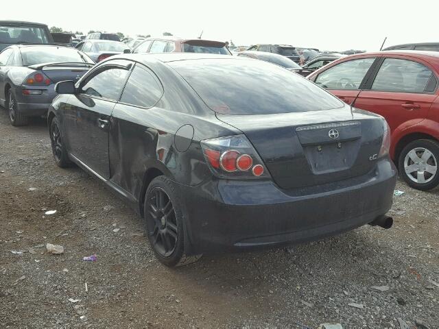 JTKDE3B75A0313604 - 2010 TOYOTA SCION TC BLACK photo 3