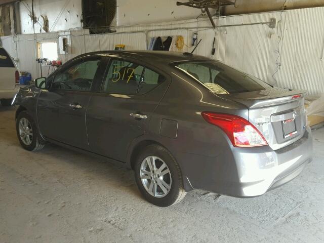 3N1CN7AP0GL846941 - 2016 NISSAN VERSA GRAY photo 3