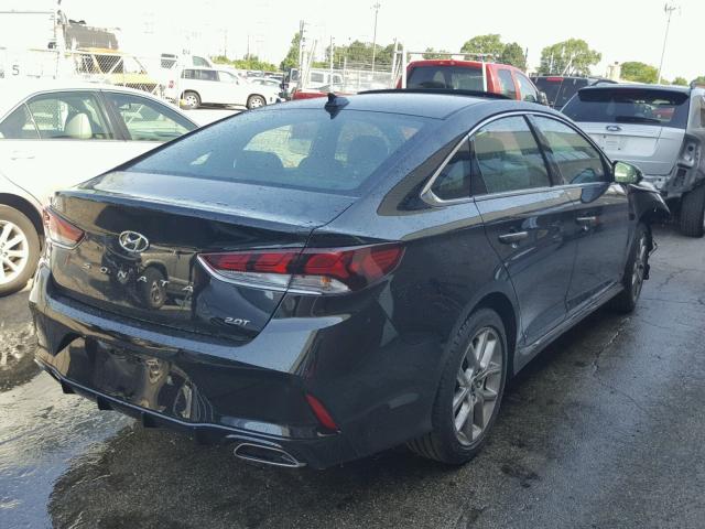 5NPE34AB0JH681642 - 2018 HYUNDAI SONATA SPO BLACK photo 4