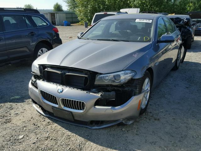 WBA5A7C50ED613736 - 2014 BMW 528 XI GRAY photo 2