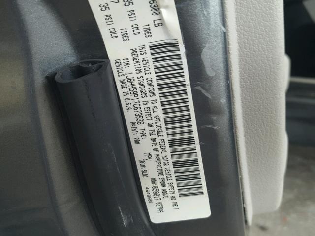 1J8HH58P17C673536 - 2007 JEEP COMMANDER 灰色 照片 10