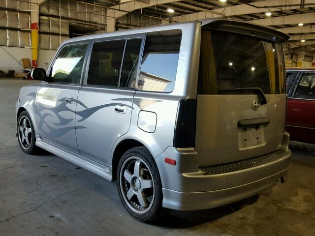 JTLKT324850205949 - 2005 TOYOTA SCION XB ვერცხლისფერი ფოტო 3