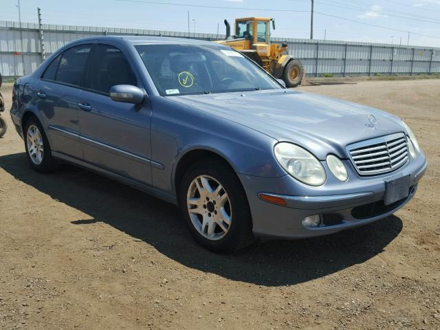 WDBUF82J64X120739 - 2004 MERCEDES-BENZ E 320 4MAT BLUE photo 1