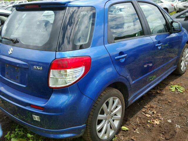 JS2YA5A5XC6300627 - 2012 SUZUKI SX4 BASE BLUE photo 4