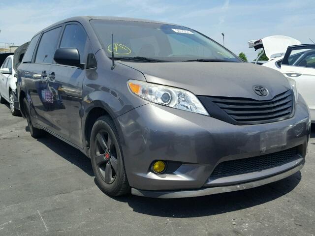 5TDZK3DC5DS377479 - 2013 TOYOTA SIENNA BAS CHARCOAL photo 1