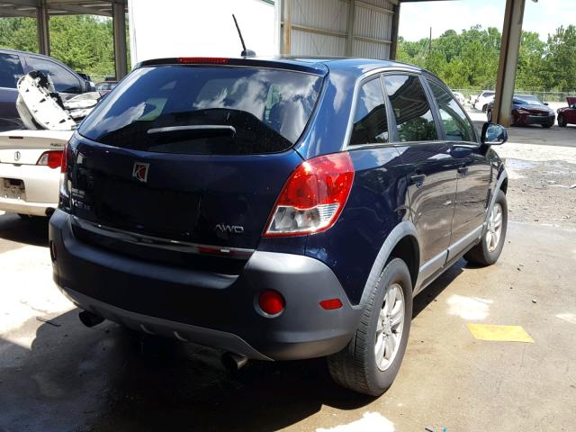 3GSDL43N19S622897 - 2009 SATURN VUE XE BLUE photo 4