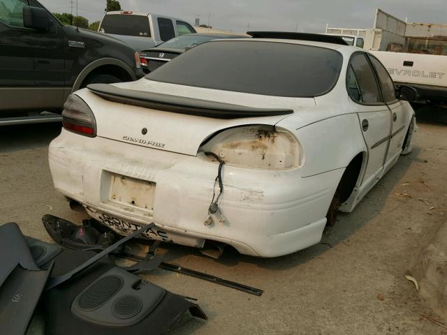 1G2WP5216WF310379 - 1998 PONTIAC GRAND PRIX WHITE photo 4