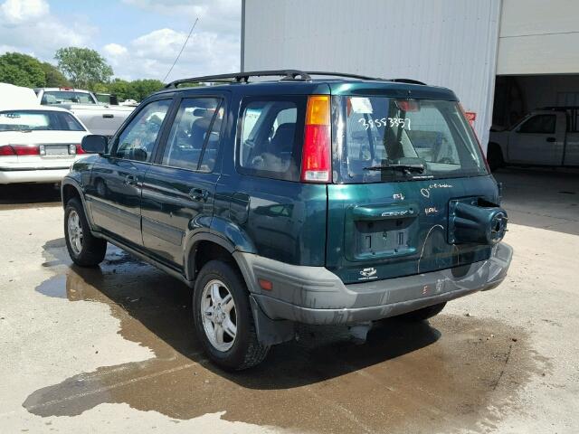 JHLRD18631C021907 - 2001 HONDA CR-V EX GREEN photo 3