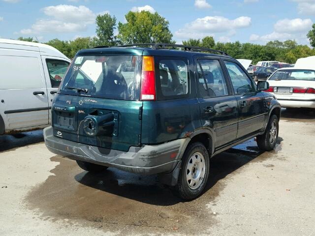 JHLRD18631C021907 - 2001 HONDA CR-V EX GREEN photo 4