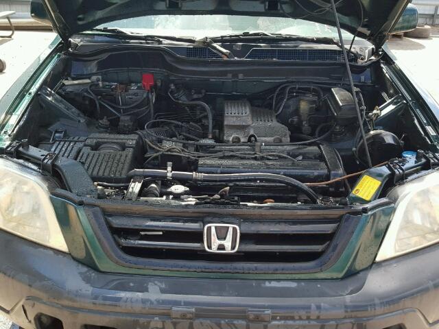 JHLRD18631C021907 - 2001 HONDA CR-V EX GREEN photo 7