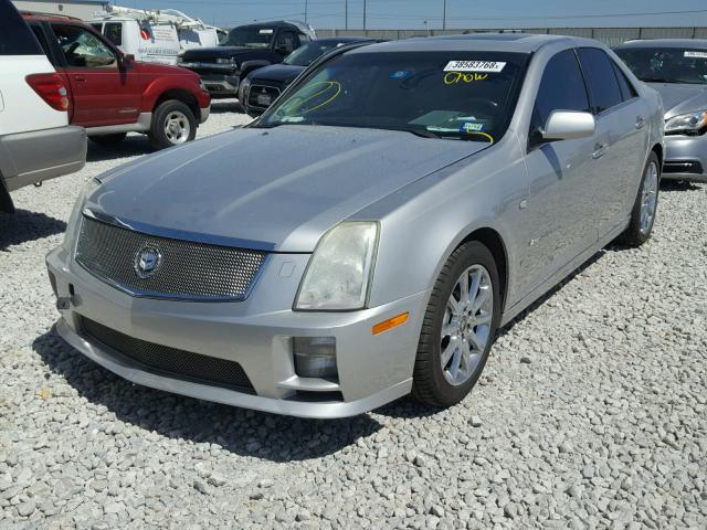 1G6DX67D470117618 - 2007 CADILLAC STS-V SILVER photo 2