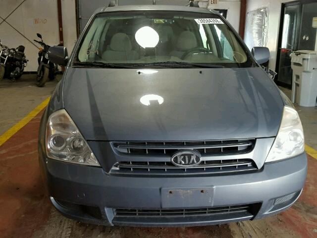 KNDMB233986240184 - 2008 KIA SEDONA EX BLUE photo 9