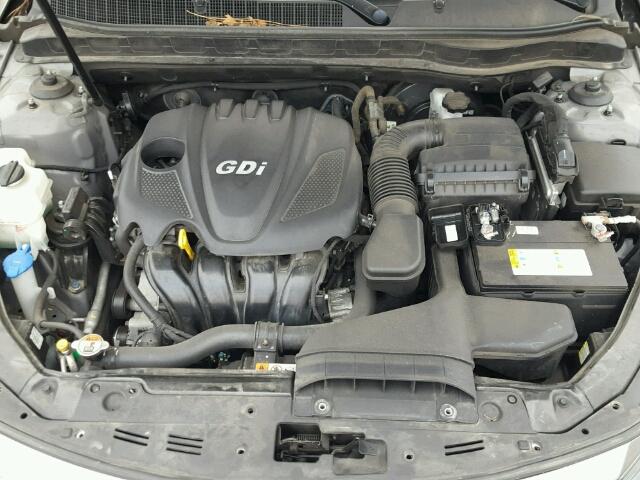 5XXGN4A70DG178823 - 2013 KIA OPTIMA EX GRAY photo 7