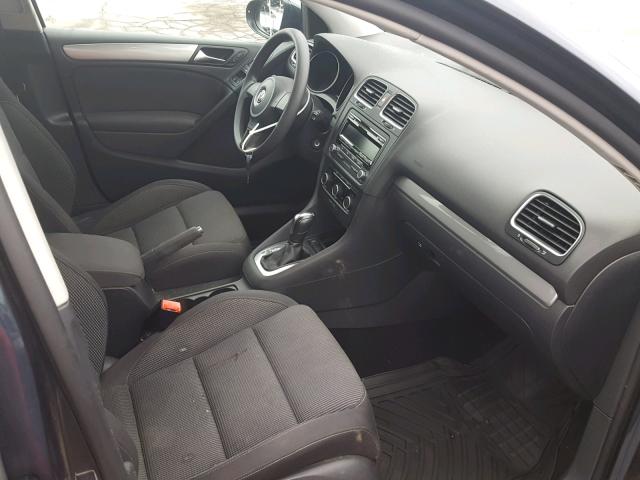 WVWDB7AJ6DW128564 - 2013 VOLKSWAGEN GOLF BLUE photo 5