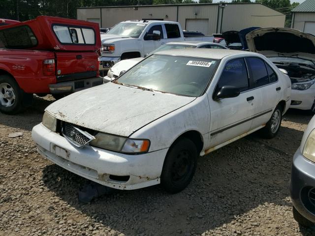 1N4AB41D5WC761580 - 1998 NISSAN SENTRA E WHITE photo 2