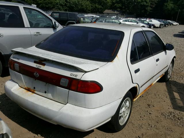 1N4AB41D5WC761580 - 1998 NISSAN SENTRA E WHITE photo 4