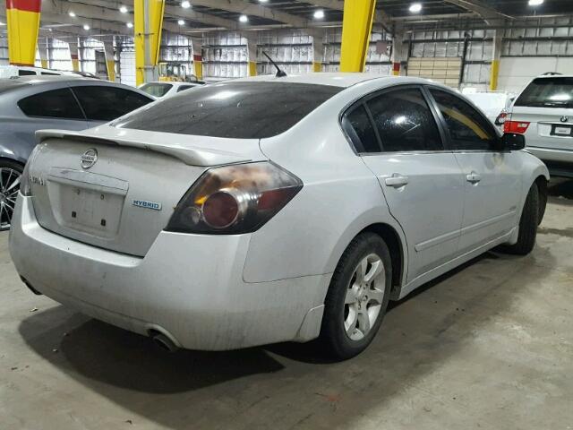 1N4CL21E19C128159 - 2009 NISSAN ALTIMA HYB SILVER photo 4