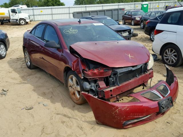 1G2ZH57N084141142 - 2008 PONTIAC G6 GT BURGUNDY photo 1