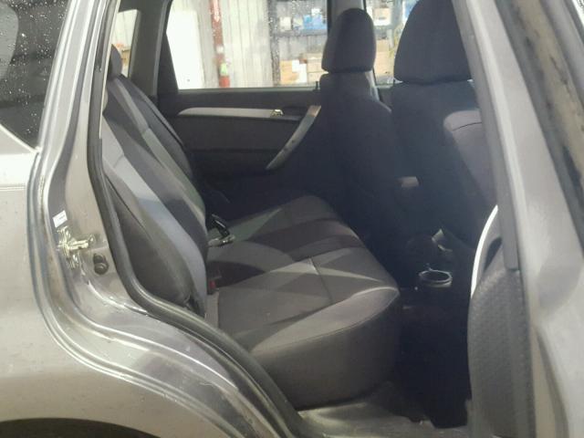 KL1TD6DE0BB135097 - 2011 CHEVROLET AVEO LS GRAY photo 6